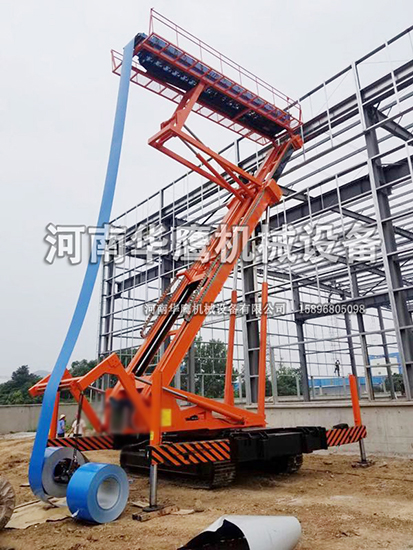 江蘇常州履帶式高空壓瓦機(jī)一臺